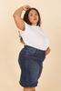 Immagine di PLUS SIZE STRETCH DENIM SKIRT